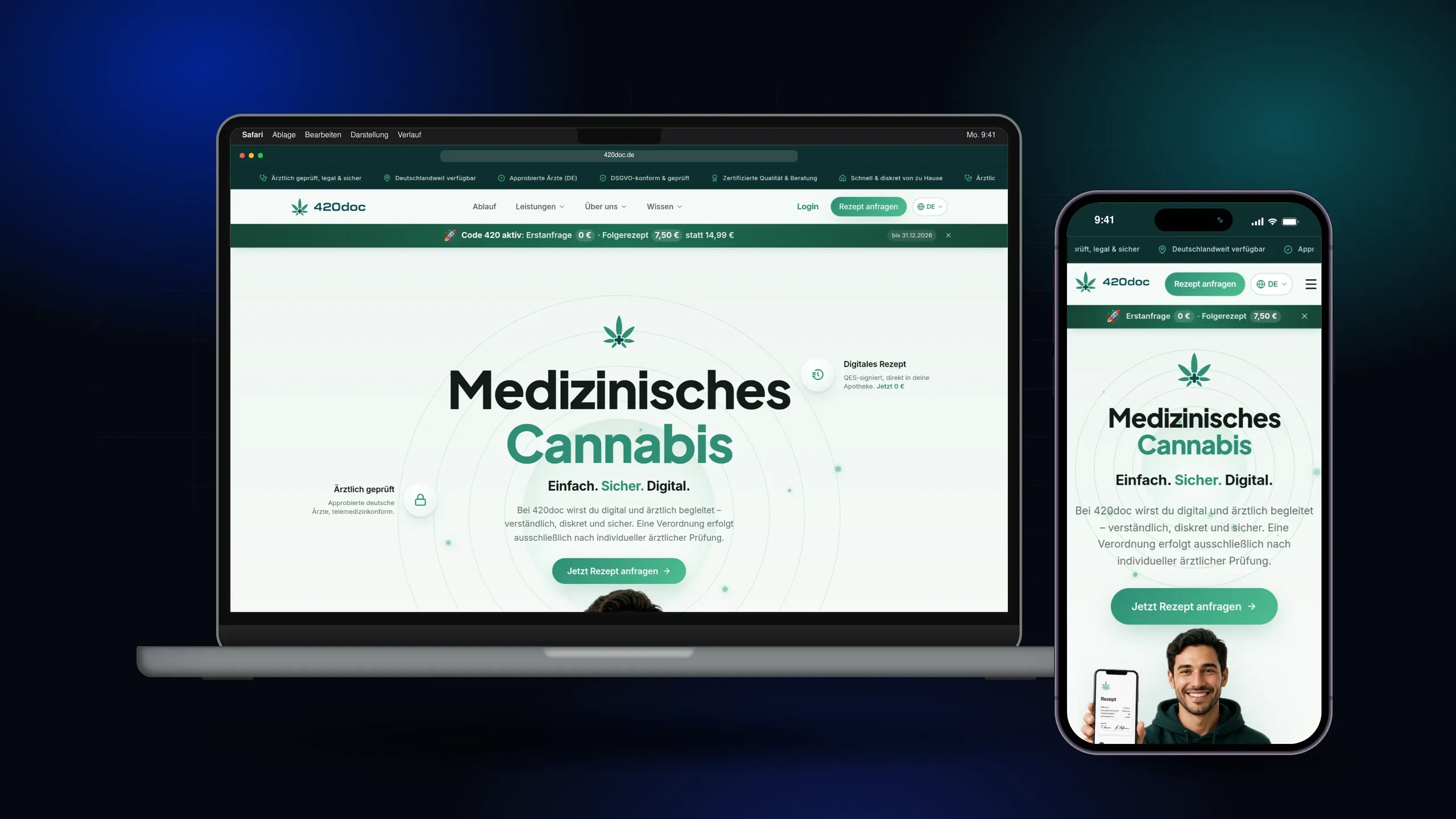 Cover: 420doc — Digitale Telemedizin-Plattform für medizinisches Cannabis