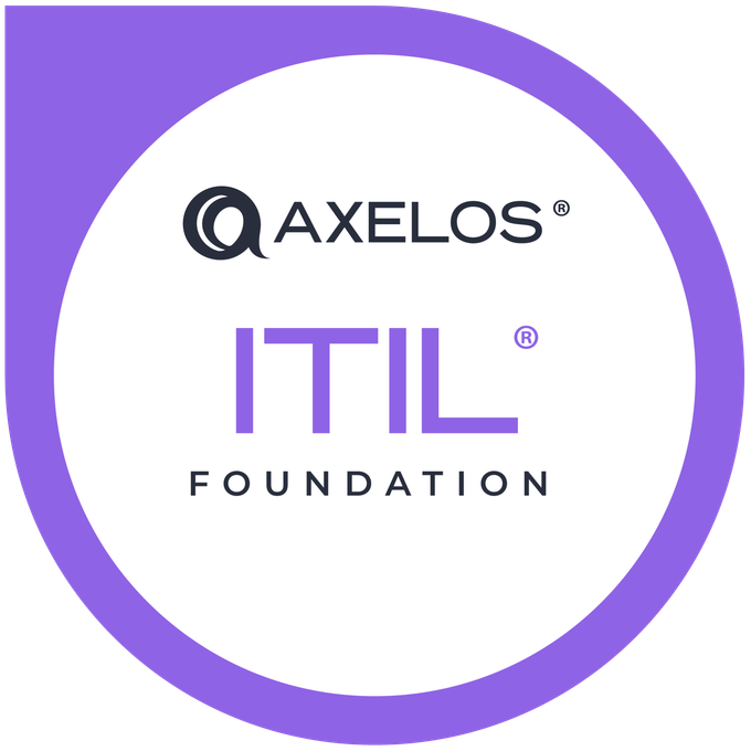 ITIL 4 — offizielles Badge