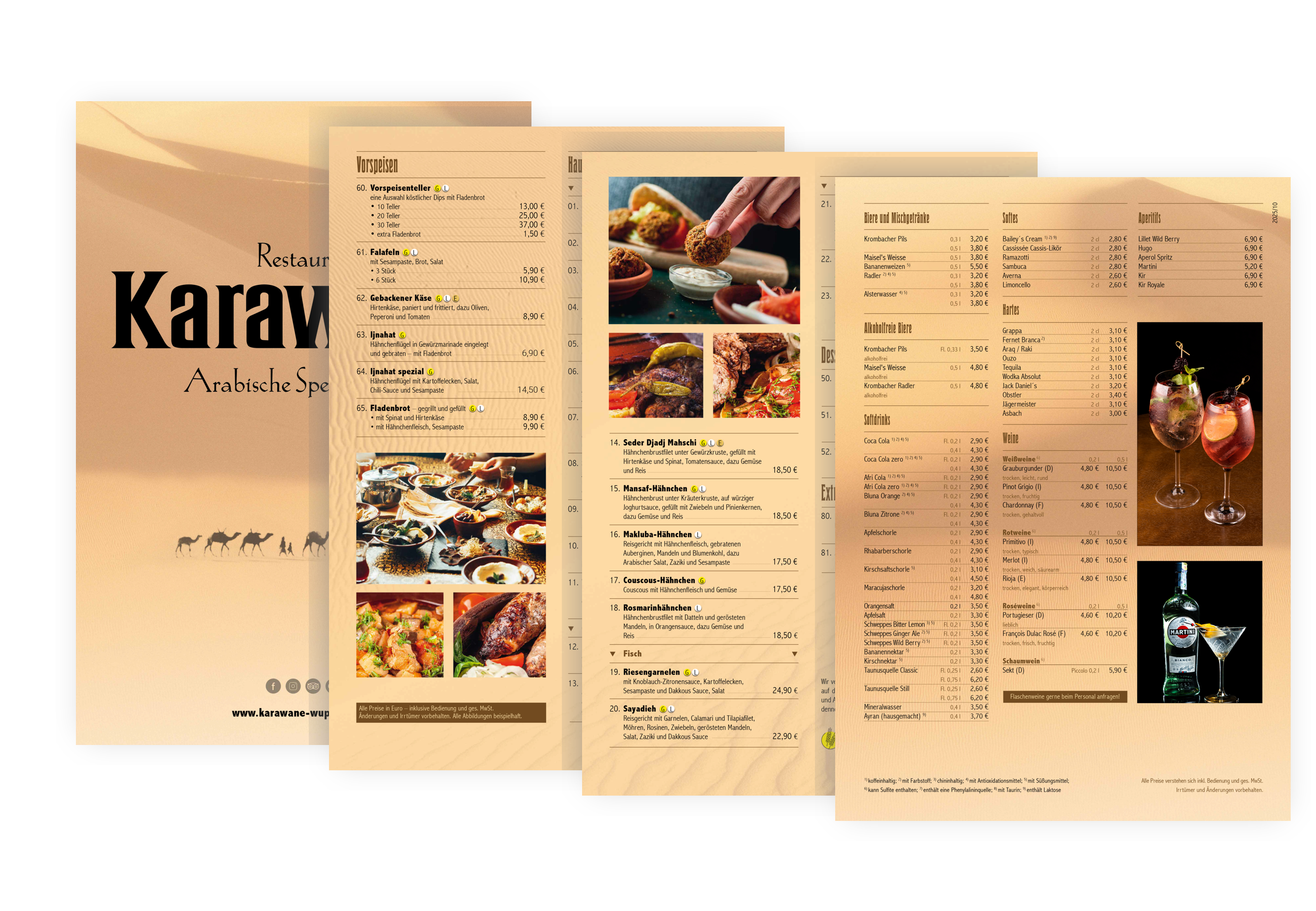 Restaurant Speisekarte